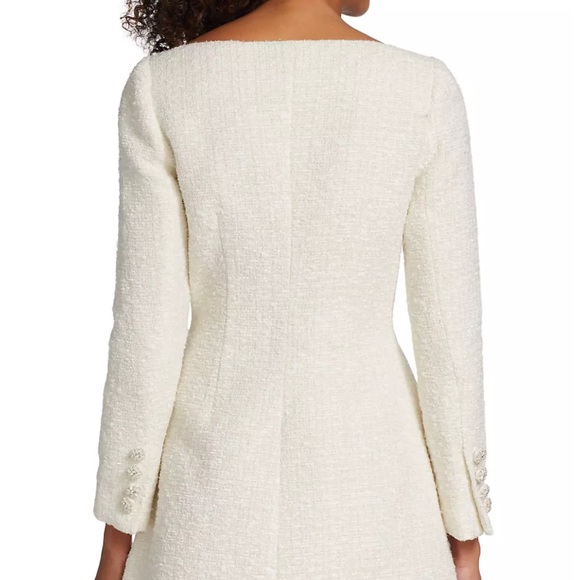 Self-Portrait Double Breasted Boucle Minidress Size 4 - Picture 3 of 5